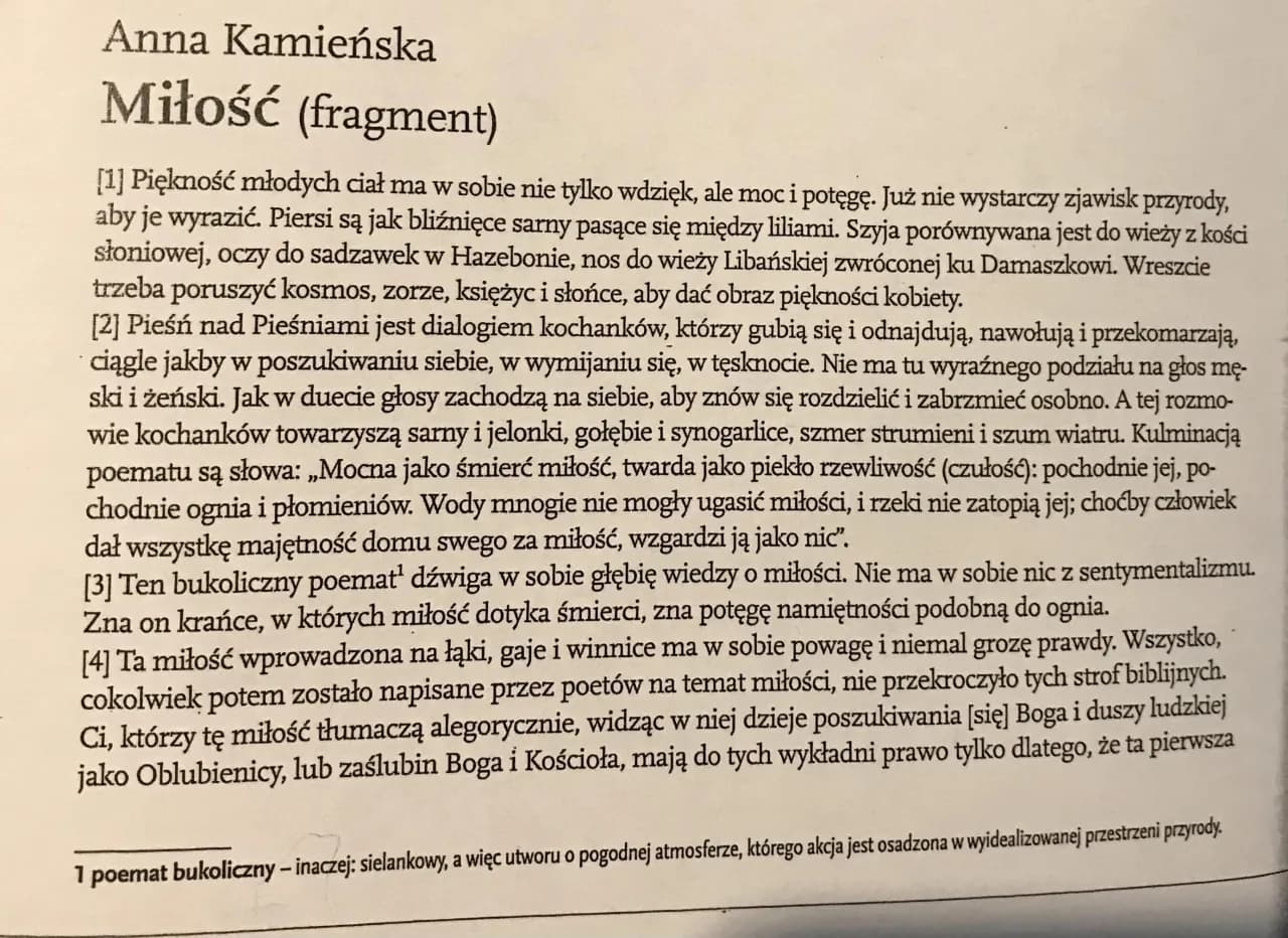 Pieśń nad Pieśniami: głęboki sens alegoryczny i dosłowny w Biblii