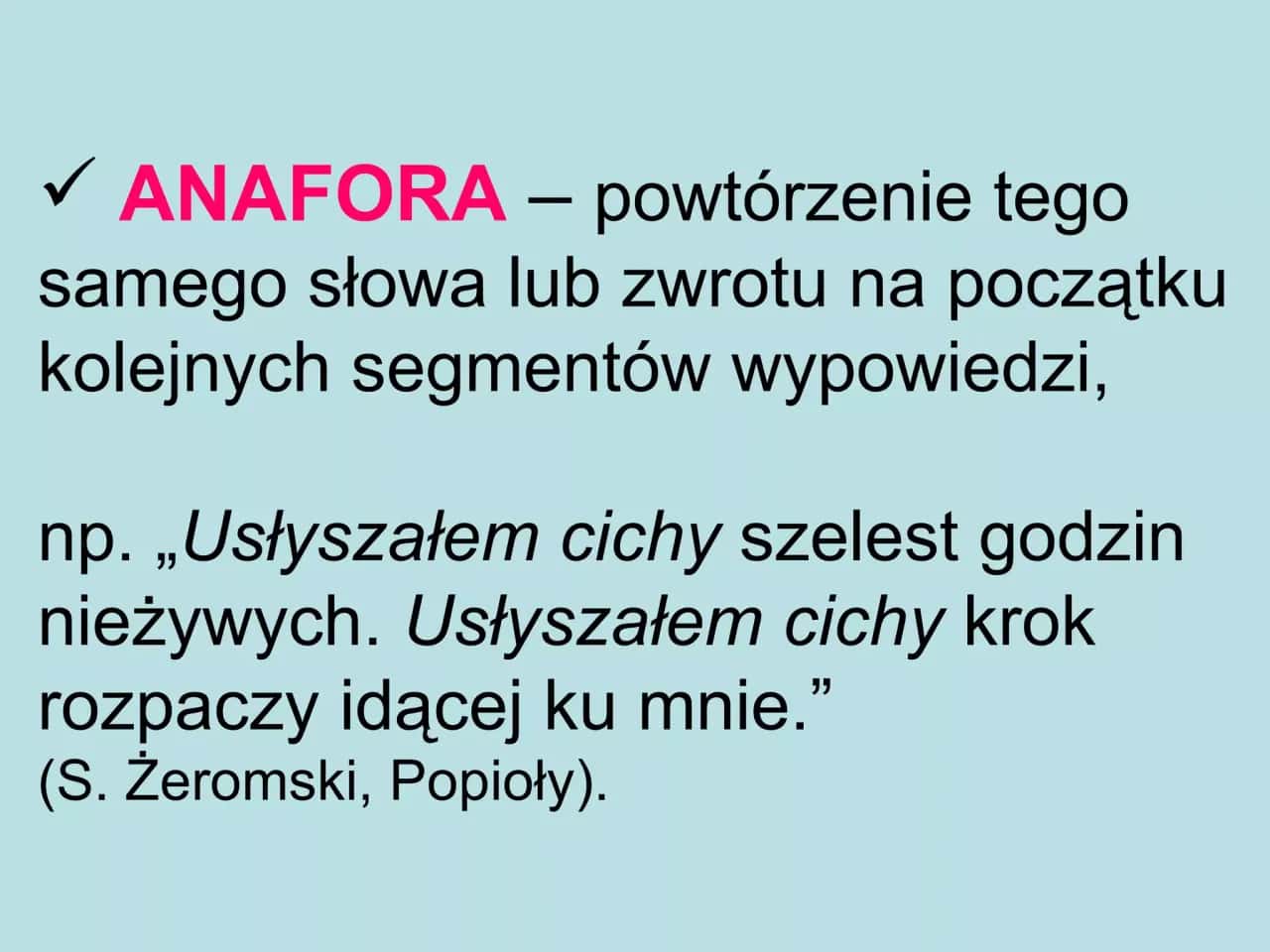 Anafora co to? Definicja, funkcje i ukryta moc w tekście
