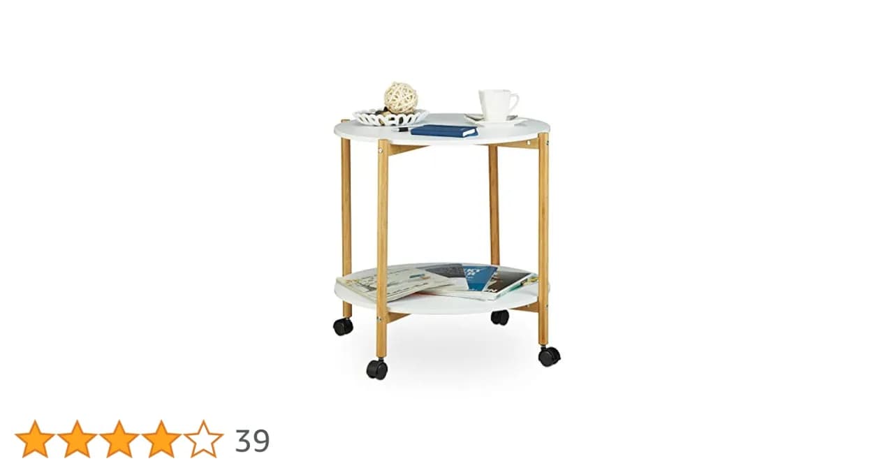Mały stolik kawowy na kółkach - Funkcjonalne i stylowe rozwiązanie do mieszkania